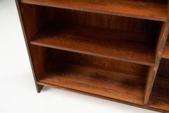 Erling Torvits Erling Torvits Veneered Exotic Wood Bookcase for Klim M belfabrik Denmark 1960s - 2856643