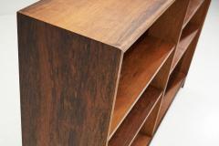 Erling Torvits Erling Torvits Veneered Exotic Wood Bookcase for Klim M belfabrik Denmark 1960s - 2856645