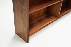 Erling Torvits Erling Torvits Veneered Exotic Wood Bookcase for Klim M belfabrik Denmark 1960s - 2856647