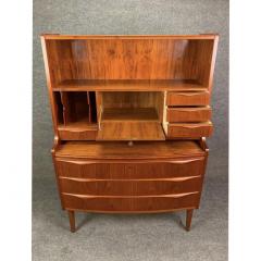 Erling Torvits Vintage Danish Mid Century Teak Secretary Desk Attributed to Erling Torvits - 3351824