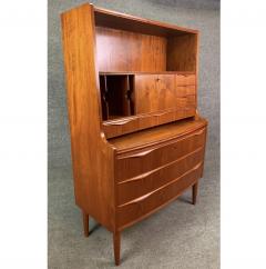 Erling Torvits Vintage Danish Mid Century Teak Secretary Desk Attributed to Erling Torvits - 3351826