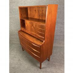 Erling Torvits Vintage Danish Mid Century Teak Secretary Desk Attributed to Erling Torvits - 3351828