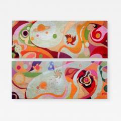 Erminio Lozzi Two large tapestries by Erminio Lozzi 1970s period - 915760