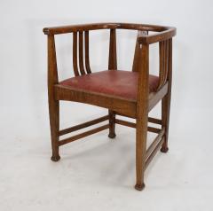 Ernest Archibald Taylor E A Taylor attributed A Good Arts Crafts Oak Tub Chair - 4191742