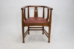 Ernest Archibald Taylor E A Taylor attributed A Good Arts Crafts Oak Tub Chair - 4191743