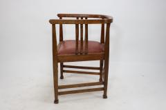 Ernest Archibald Taylor E A Taylor attributed A Good Arts Crafts Oak Tub Chair - 4191745