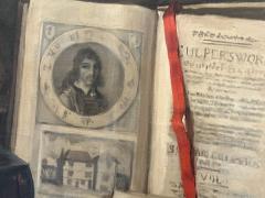 Ernest De Nagy TROMPE LOEIL ANTIQUE BOOKS CANDLE STILL LIFE PAINTING BY ERNEST DE NAGY - 4244977