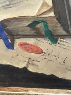 Ernest De Nagy TROMPE LOEIL ANTIQUE BOOKS CANDLE STILL LIFE PAINTING BY ERNEST DE NAGY - 4244982