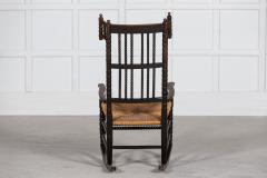 Ernest Gimson Ash Elm Bobbin Turned Rocking Chair - 2708493