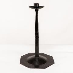 Ernest Gimson Ernest Gimson made by Alfred Bucknell A rare unusually tall steel candlestick - 4236607