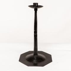 Ernest Gimson Ernest Gimson made by Alfred Bucknell A rare unusually tall steel candlestick - 4236609
