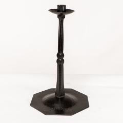 Ernest Gimson Ernest Gimson made by Alfred Bucknell A rare unusually tall steel candlestick - 4236610