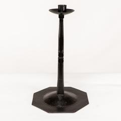 Ernest Gimson Ernest Gimson made by Alfred Bucknell A rare unusually tall steel candlestick - 4236611