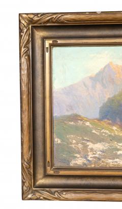Ernest Henry Pohl Oil On Canvas Mountain Landscape By Ernest Henry Pohl - 4555049