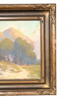 Ernest Henry Pohl Oil On Canvas Mountain Landscape By Ernest Henry Pohl - 4555074