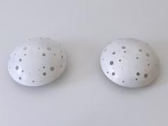Ernest Igl Set of Two Rare Mid Century Sconces by Ernest Igl for Hillebrand Germany 1950s - 4098655