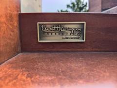 Ernest Miller Hemingway Ernest Hemingway Thomasville Campaign Style Leather Brass Mahogany Desk Chair - 3192810