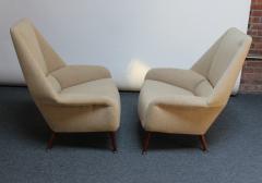 Ernest Race Pair of Ernest Race Flamingo Lounge Chairs and Ottoman - 2148937