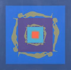 Ernest Tino Trova Ernest Tino Trova Falling Man Serigraph from 1969 - 4603549
