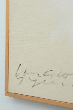 Ernest Tino Trova Modern Oil on Canvas Ernest Trova Four Score Seven Years Ago 1961 - 4695003