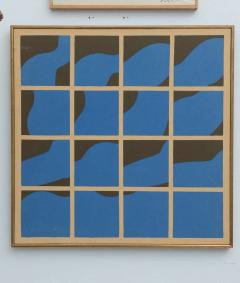 Ernest Trova Silkscreen on Canvas Titled Canto Profile Sections II 1970 - 4514526