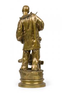 Ernest Wante Bronze Pierot and a Duck - 4322057