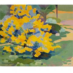 Ernest Yarrow Jones Ernest Yarrow Jones BRITISH 1872 1951 Yellow Bush painting - 2169888