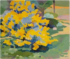 Ernest Yarrow Jones Ernest Yarrow Jones BRITISH 1872 1951 Yellow Bush painting - 2170216