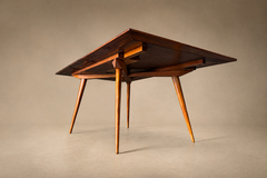 Ernesto Hauner Brazilian Extendable Dining Table in Cavi na by Ernesto Hauner for Mobilinea - 4744160