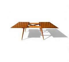 Ernesto Hauner Brazilian Modern Dining Table in Caviuna Ernesto Hauner for Mobilinea 1950s - 4399965