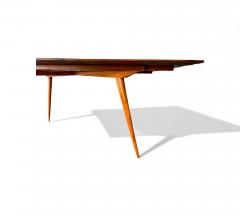 Ernesto Hauner Brazilian Modern Dining Table in Caviuna Ernesto Hauner for Mobilinea 1950s - 4399967