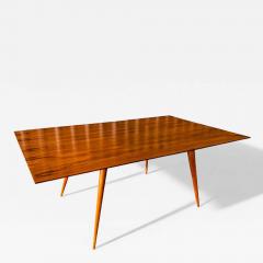Ernesto Hauner Brazilian Modern Dining Table in Caviuna Ernesto Hauner for Mobilinea 1950s - 4412164