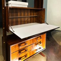 Ernesto Hauner Modular Brazilian Rosewood Shelving Unit by Ernesto Hauner Brazil Lot 182A - 4455579
