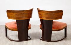 Ernesto La Padula Pair of Italian Art Deco Side Chairs Italy circa 1930 - 3362427
