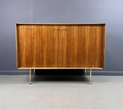 Erno Fabry Mid Century Petite Server Teak Butternut with Brass Accents by Erno Fabry - 3663048