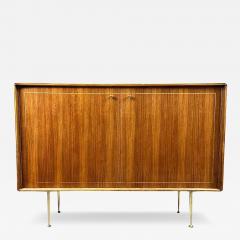 Erno Fabry Mid Century Petite Server Teak Butternut with Brass Accents by Erno Fabry - 3663606
