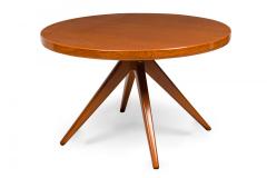 Erno Fabry Swedish Walnut Circular Extension Dining Center Table Attributed to Erno Fabry - 4272576