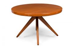Erno Fabry Swedish Walnut Circular Extension Dining Center Table Attributed to Erno Fabry - 4272578