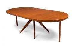 Erno Fabry Swedish Walnut Circular Extension Dining Center Table Attributed to Erno Fabry - 4272580