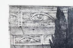 Ernst Fuchs Ernst Fuchs Waldidylle vor der Himmelsmauer Hand Signed Artists Proof 1974 - 4395896