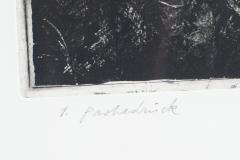 Ernst Fuchs Ernst Fuchs Waldidylle vor der Himmelsmauer Hand Signed Artists Proof 1974 - 4395914