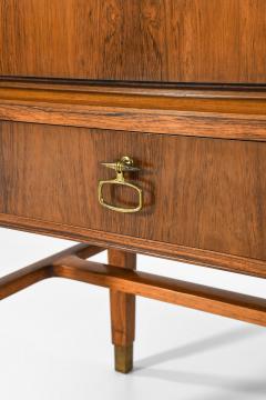 Ernst K hn Cabinet in Rosewood and Brass by Ernst K hn 1940s - 4399633