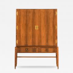 Ernst K hn Cabinet in Rosewood and Brass by Ernst K hn 1940s - 4401687