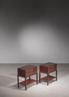 Ernst K hn Pair of Ernst Kuhn mahogany nightstands - 2780988
