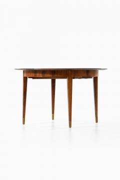 Ernst K hn Rare Dining Table in Brass and Rosewood by Ernst K hn 1950s - 4572038