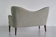 Ernst K hn Sculptural Ernst K hn Sofa with Wing Shaped Back Normina A S Denmark 1930s - 3298117