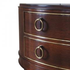 Ernst K hn Very Fine Pair of Demi Lunes in Mahogany with Brass Mounts by Ernst Kuhn - 925139