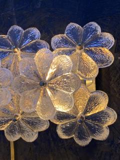 Ernst Palme Pair of Ernst Palme Floral Glass Sconces - 865910