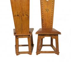Ernst Stenhammar Rare 10 Arts Craft Chairs from Villa Foresta Liding Sweden 1908 1910 - 3626190