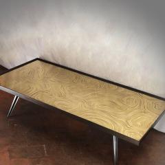 Erwan Boulloud Cholesterique Contemporary Brass and Black Steel Coffee Table by Atelier EB - 1684481